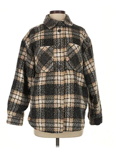 Pre-owned Thread & Supply Coat In Brown