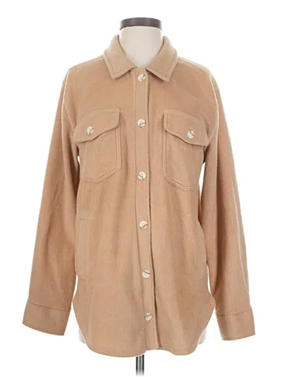 Pre-owned Thread & Supply Coat In Brown