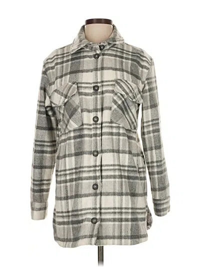 Pre-owned Thread & Supply Coat In Gray