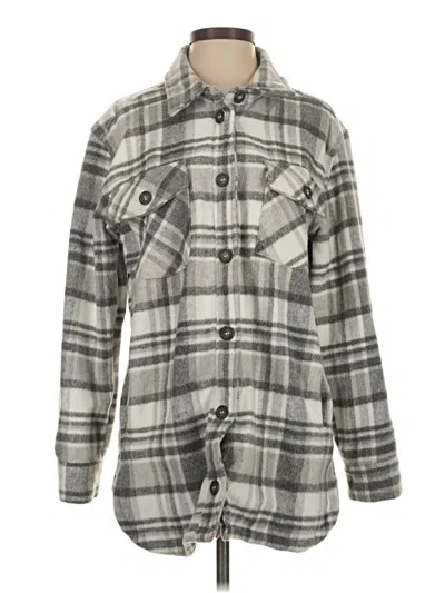 Pre-owned Thread & Supply Coat In Gray