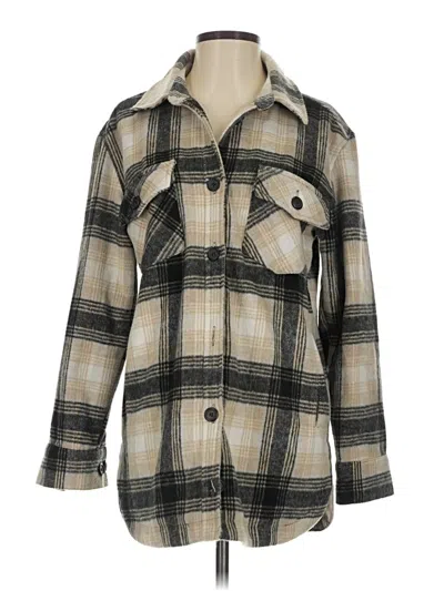 Pre-owned Thread & Supply Coat In Gray