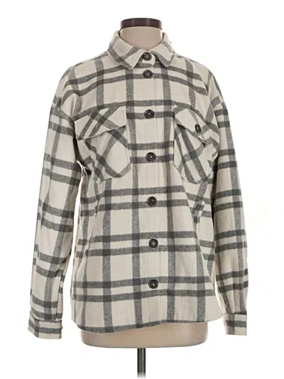 Pre-owned Thread & Supply Coat In Gray