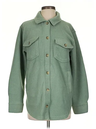 Pre-owned Thread & Supply Coat In Green