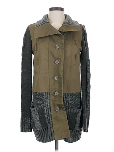 Pre-owned Thread & Supply Coat In Green