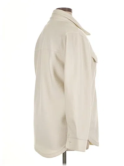 Pre-owned Thread & Supply Coat In Ivory