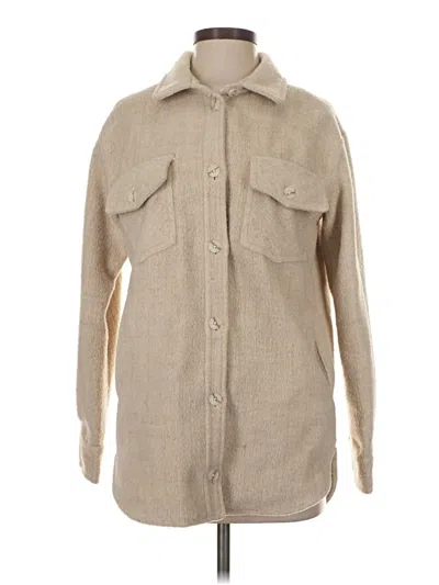 Pre-owned Thread & Supply Coat In Tan