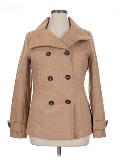 Pre-owned Thread & Supply Coat In Tan