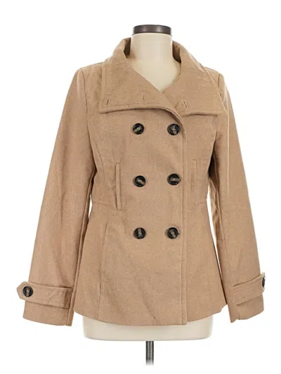 Pre-owned Thread & Supply Coat In Tan