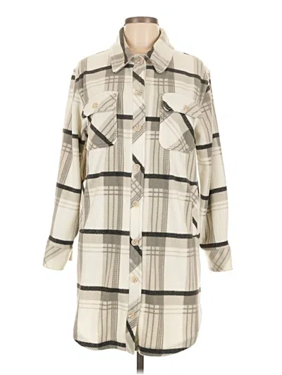 Pre-owned Thread & Supply Coat In White