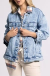 Thread & Supply Cordell Denim Trucker Jacket In Denim Wash
