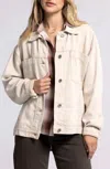 Thread & Supply Cordell Denim Trucker Jacket In Multi