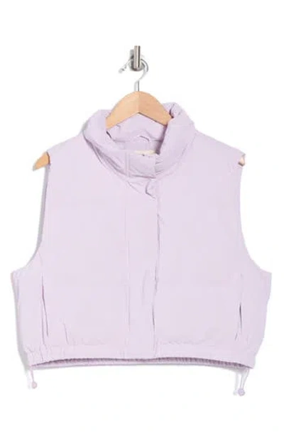 Thread & Supply Crop Elastic Vest In Lilac