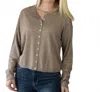 Thread & Supply Della Cashmere Cardigan In Taupe In Brown