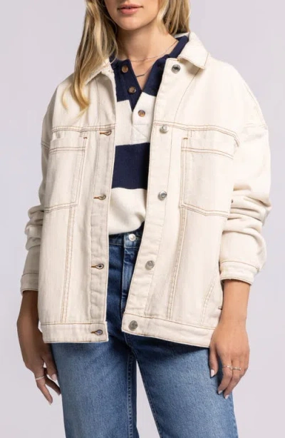 Thread & Supply Demi Denim Jacket In Bone