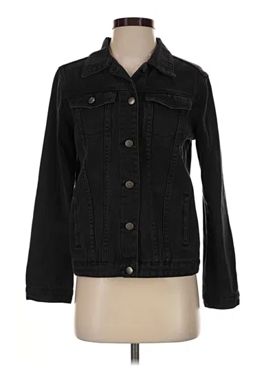 Pre-owned Thread & Supply Denim Jacket In Black
