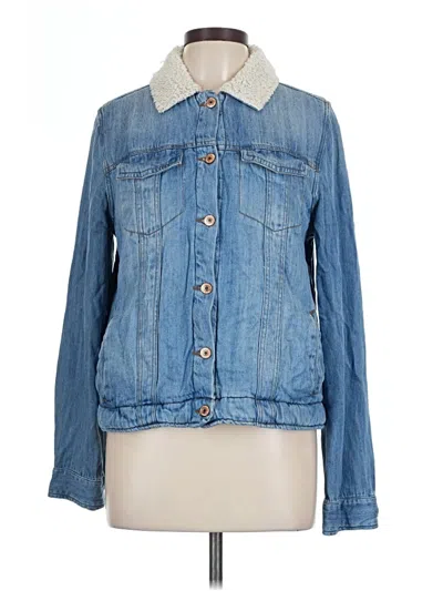 Pre-owned Thread & Supply Denim Jacket In Blue