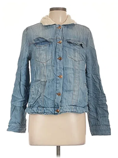 Pre-owned Thread & Supply Denim Jacket In Blue