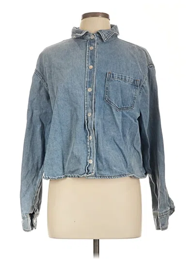 Pre-owned Thread & Supply Denim Jacket In Blue