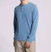 Thread & Supply Earle Top In Denim In Multi
