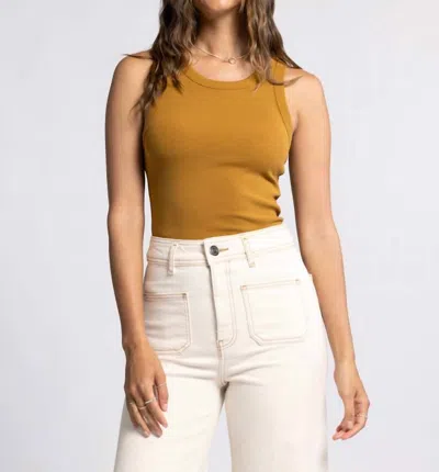 Thread & Supply Edlin Tank Top In Golden Brown In Multi