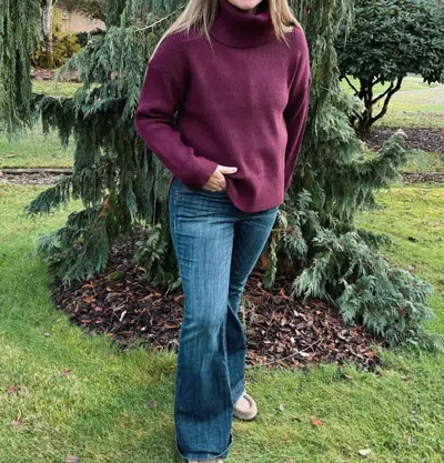 Thread & Supply Elena Sweater In Cabernet In Multi