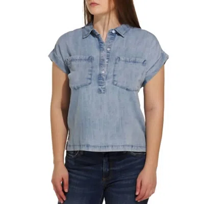 Thread & Supply Evelyn Shirt In Sabrina Wash In Blue