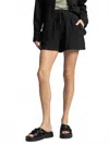Thread & Supply Farrah Shorts In Black Shadow