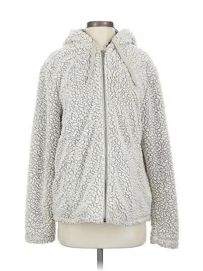 Pre-owned Thread & Supply Faux Fur Jacket In Gray