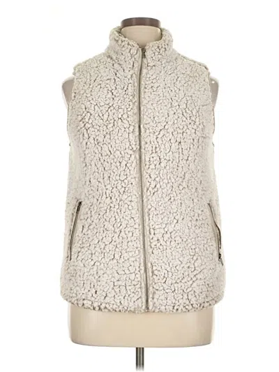Thread & Supply Faux Fur Vest In White