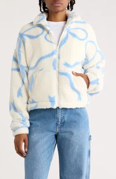 Thread & Supply Faux Shearling Jacket In White