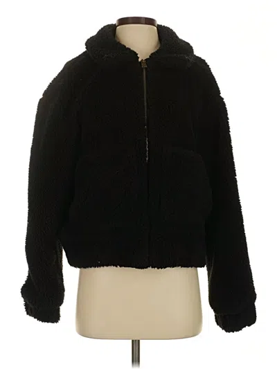 Pre-owned Thread & Supply Fleece Jacket In Black