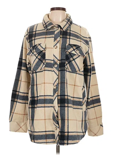 Pre-owned Thread & Supply Fleece Jacket In Gold