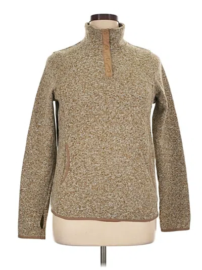 Pre-owned Thread & Supply Fleece Jacket In Gold