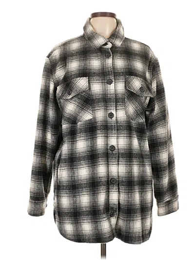 Pre-owned Thread & Supply Fleece Jacket In Gray