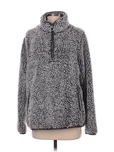 Pre-owned Thread & Supply Fleece Jacket In Gray