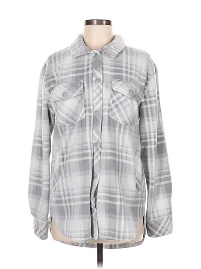 Pre-owned Thread & Supply Fleece Jacket In Gray