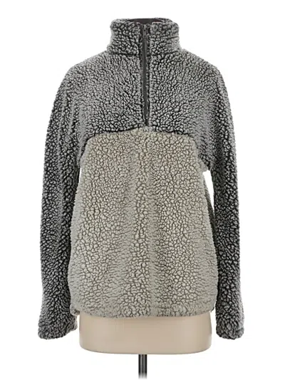 Pre-owned Thread & Supply Fleece Jacket In Gray