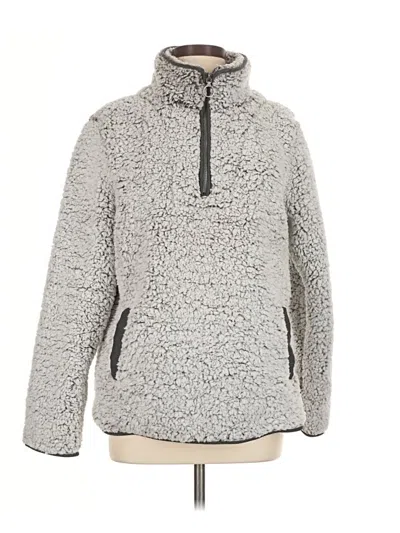 Pre-owned Thread & Supply Fleece Jacket In Gray