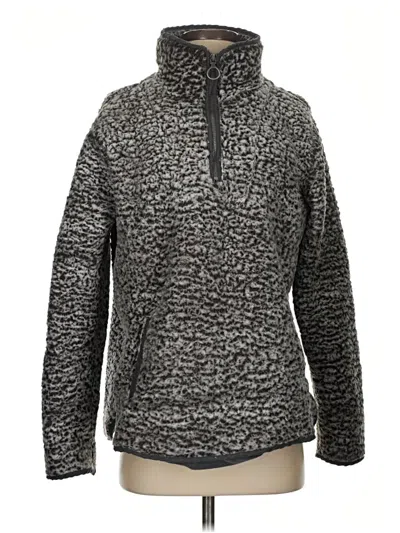 Pre-owned Thread & Supply Fleece Jacket In Gray