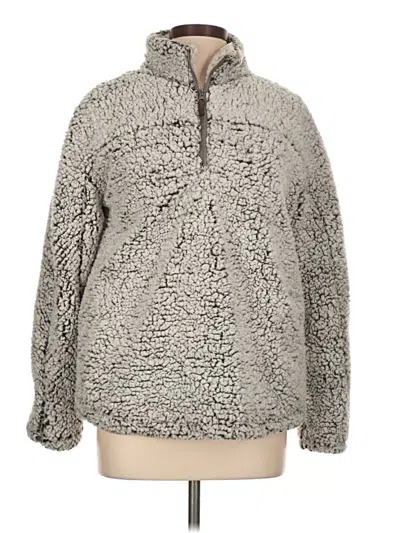 Pre-owned Thread & Supply Fleece Jacket In Gray