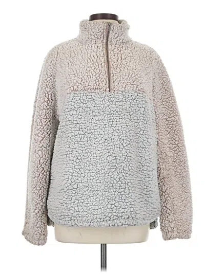 Pre-owned Thread & Supply Fleece Jacket In Gray