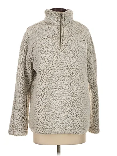 Pre-owned Thread & Supply Fleece Jacket In Gray