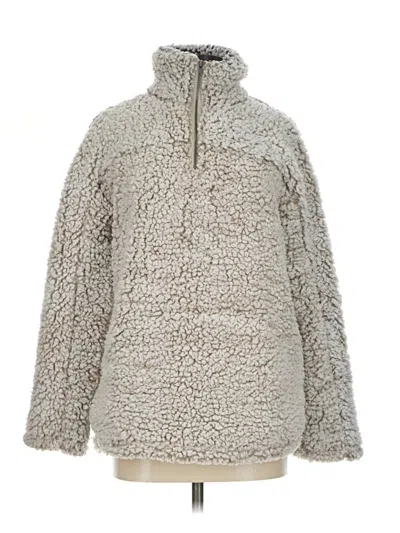 Pre-owned Thread & Supply Fleece Jacket In Gray