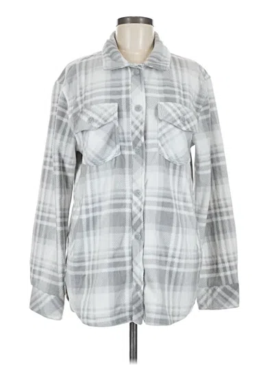 Pre-owned Thread & Supply Fleece Jacket In Gray