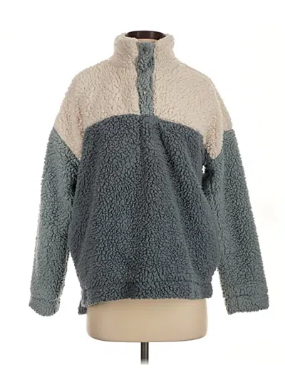 Pre-owned Thread & Supply Fleece Jacket In Gray