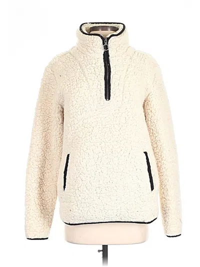Pre-owned Thread & Supply Fleece Jacket In Ivory