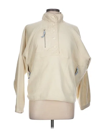 Pre-owned Thread & Supply Fleece Jacket In Ivory