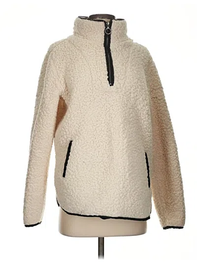 Pre-owned Thread & Supply Fleece Jacket In Ivory