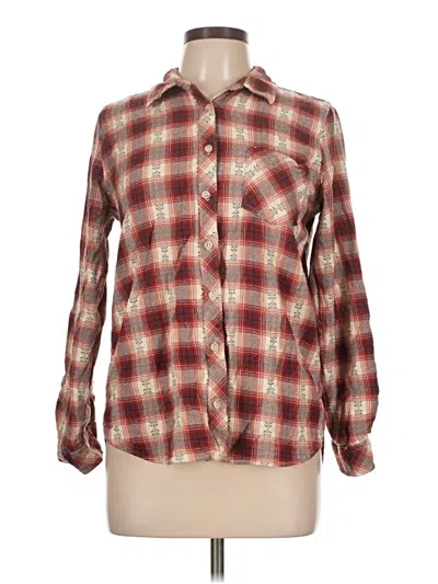 Pre-owned Thread & Supply Fleece Jacket In Red