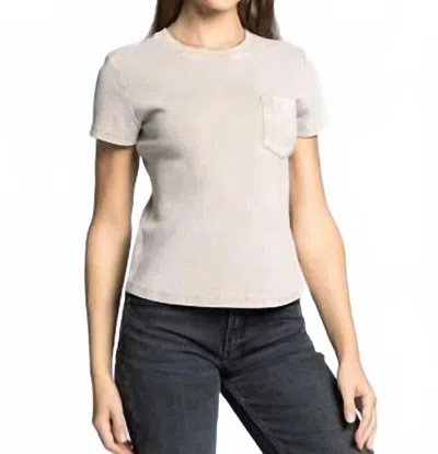 Thread & Supply Ginny Short Sleeve Tee In Beige In Neutral